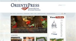 Desktop Screenshot of orientepress.it